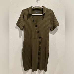 Abercrombie & Fitch Olive Green Dress